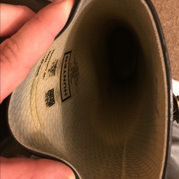 Black hunter rain boots - Picture 3 of 3